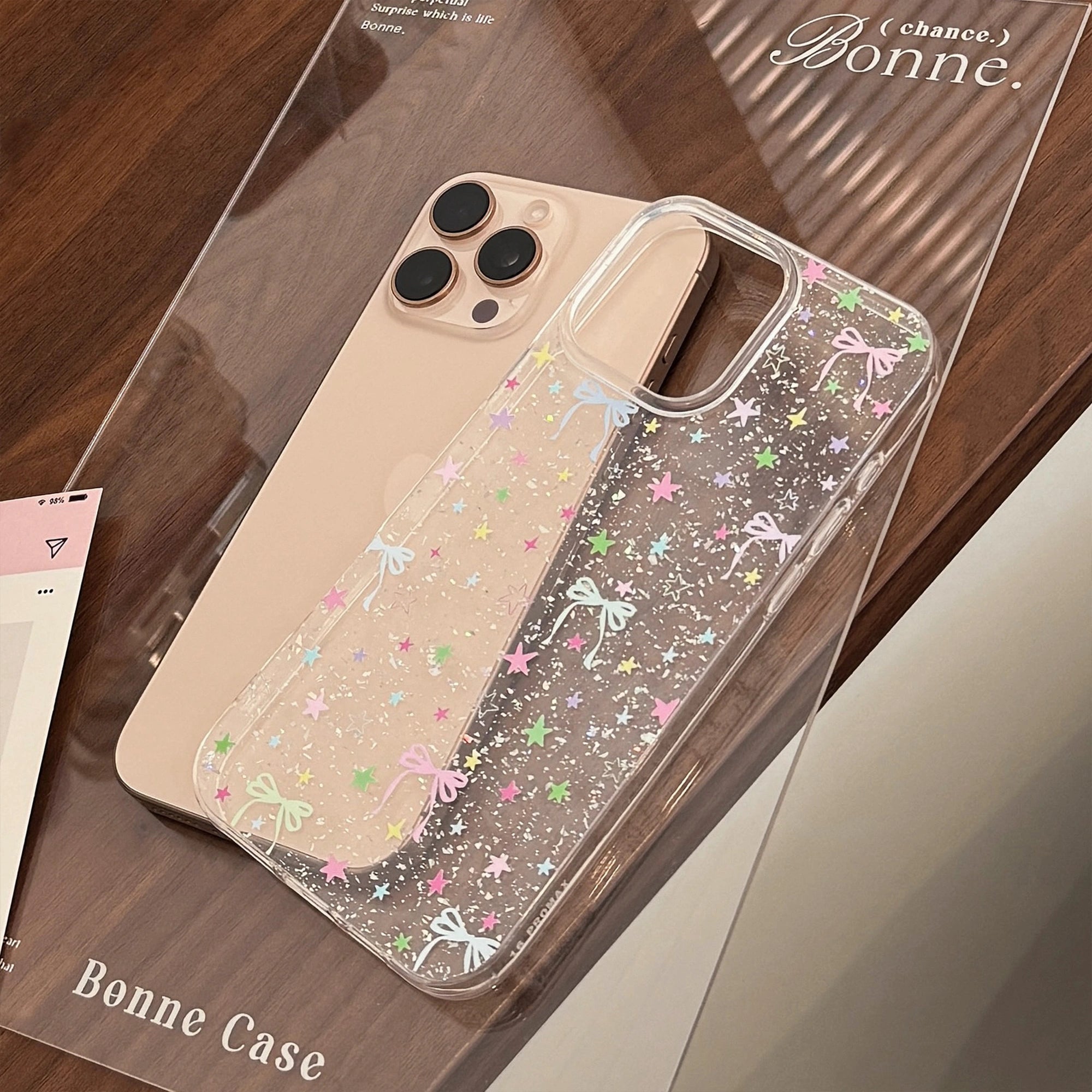 Colorful Stars & Knots - iPhone Case